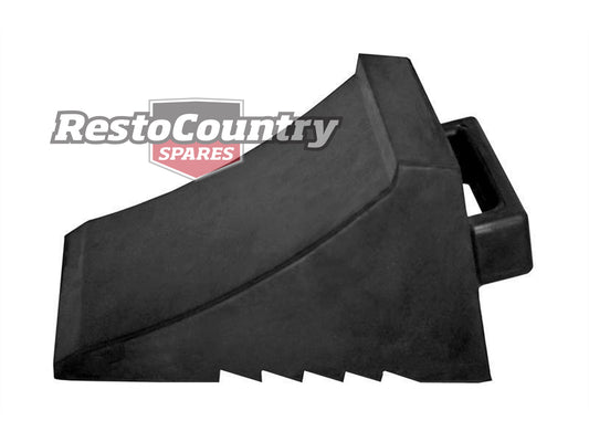 Rubber Wheel Chock QUALITY 255L x 125W x 150H TUFF Car Boat Truck Trailer stop - WC1088