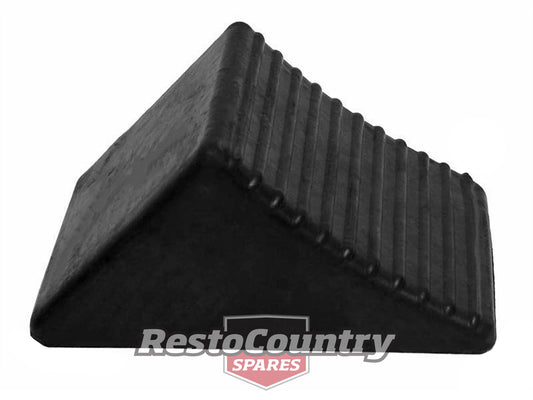 Rubber Wheel Chock SMALL 205L X 130W X 100H TUFF Car Boat Truck Trailer stop - WC1467A