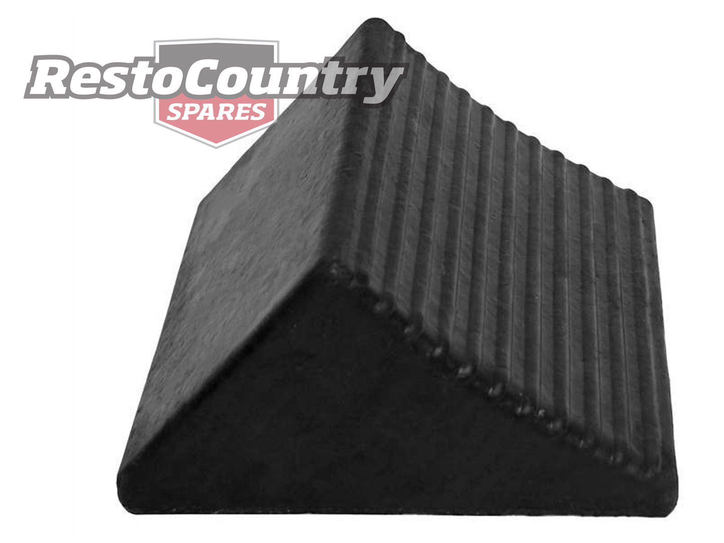 nla Rubber Wheel Chock MEDIUM 205L X 205W X 105H TUFF Car Boat Truck Trailer - WC1468A