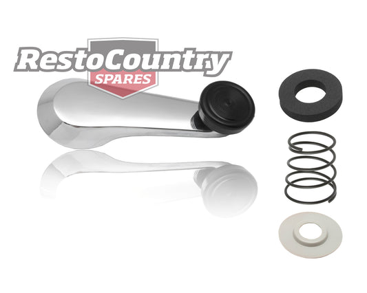 Holden Window Winder Handle + Plate + Spring HK HT HG HQ HJ HX HZ WB LC LH LX UC - WH1002