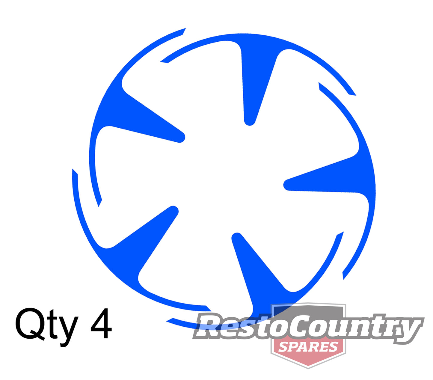 Holden GTS Rally Wheel Paint Mask Kit x4 HQ HJ HX HZ stencil rim mag decal - WM1100