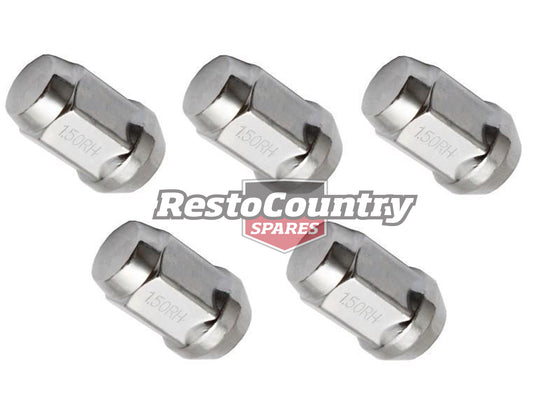 Holden Commodore BULGE Wheel Nut Set x5 VB VC VH VK VL VN VP VR VS VT VX VY VZ - WN10075
