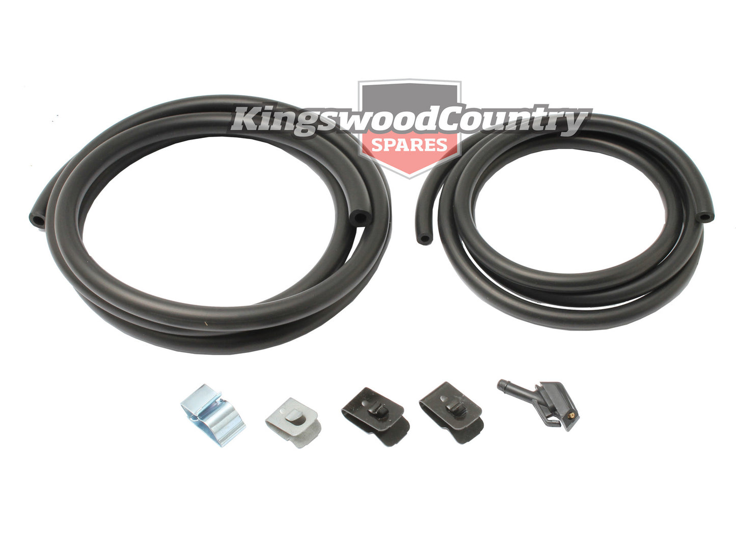 Holden Windscreen Washer Nozzle +Hose +Jet Kit BLACK HK HT HG (Ex Belmont) - WN1101A