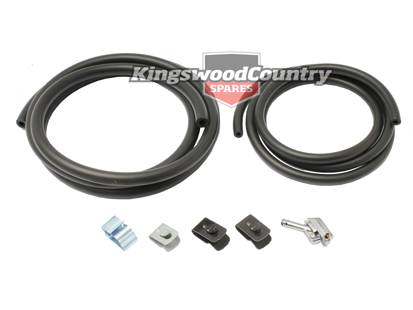 Holden Windscreen Washer Nozzle +Hose +Jet Kit CHROME HK HT HG (Ex Belmont) - WN1102A