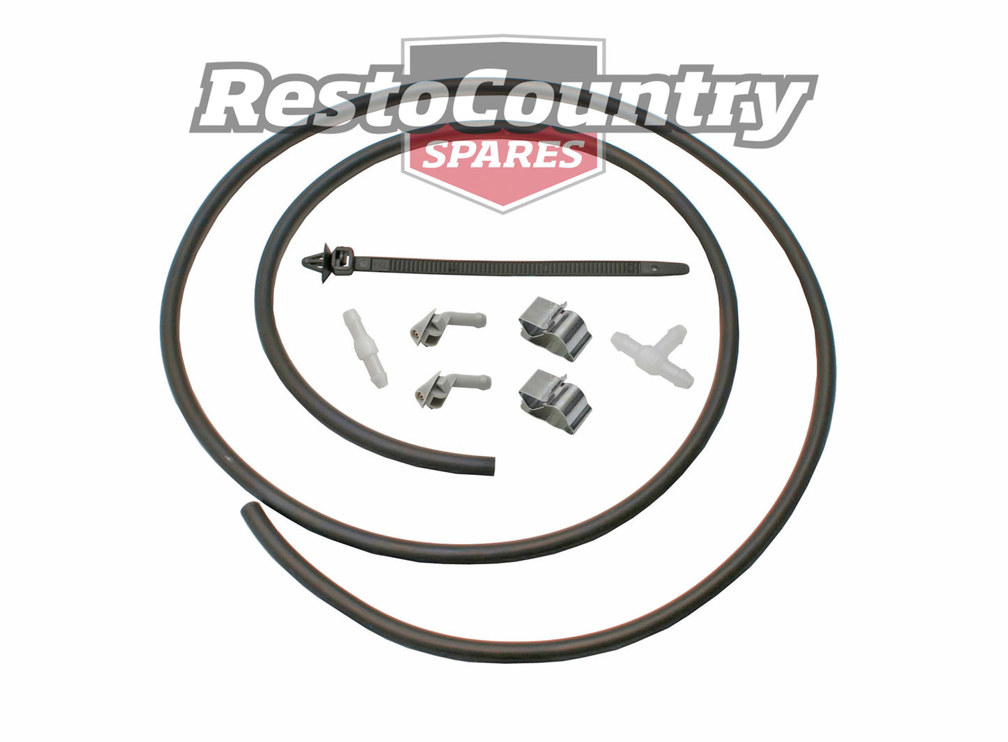 Holden Commodore Windscreen Washer Nozzle + Hose Kit VB VC VH VK VL VN VP VR jet - WN1103