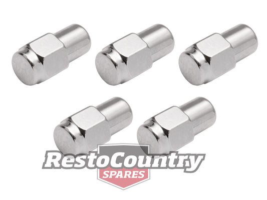"Ford Chrome Wheel Nut Set x5 1/2" XK-XF FB-FD ZA-ZL - WN20055"