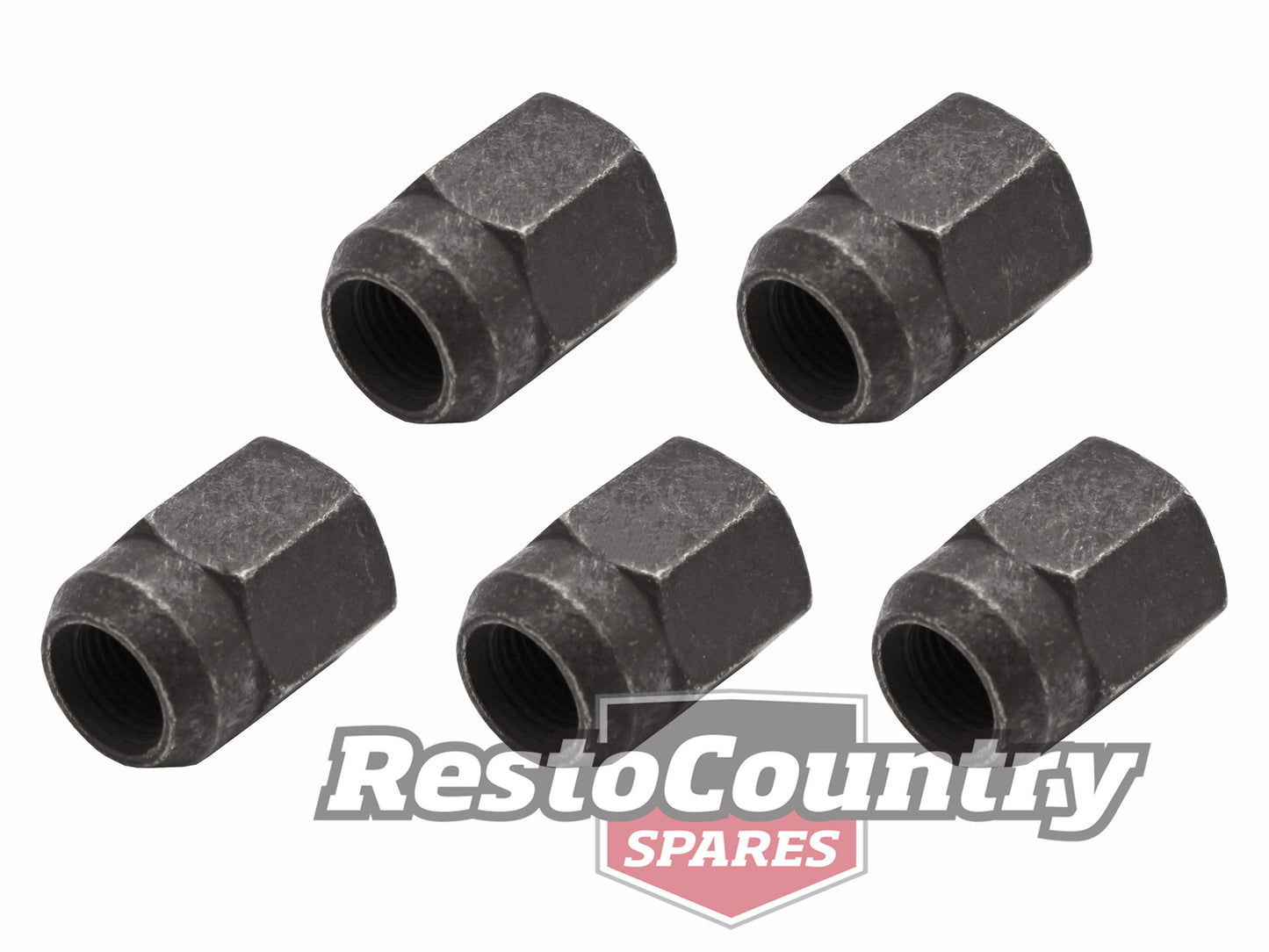 Ford Wheel Nut Set x5 STANDARD XD XE XF Falcon steel rim bolt Resto Country - WN20075