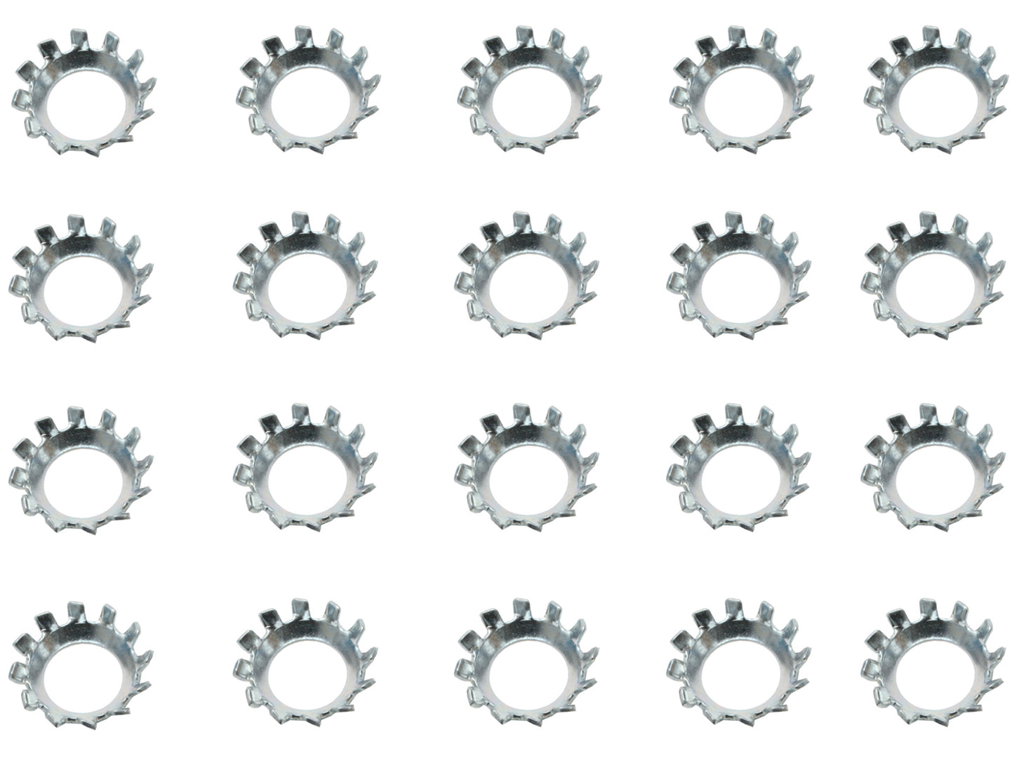 "Universal Countersunk Washers Ext Tooth Star 5/16" shake proof 20pcs - WP0009"