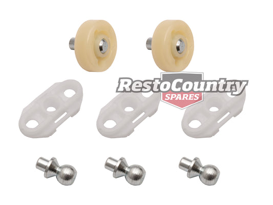 Holden Window Regulator Repair Kit HQ HJ HX HZ WB Sedan Wagon Ute roller slider - WRK1008