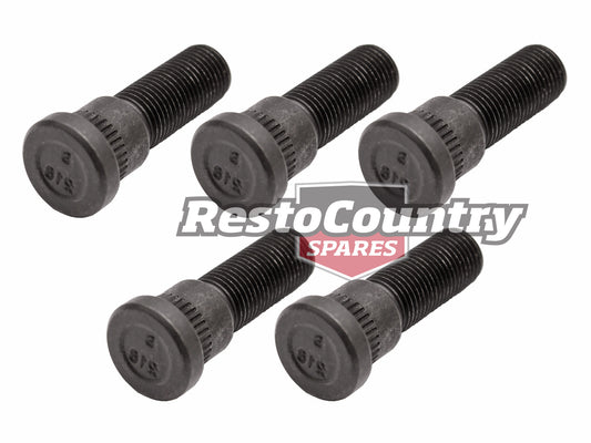 Ford Wheel Stud Set x5 XK - XT Front DRUM. XE XF ZA - ZK Rear DRUM - WS2000