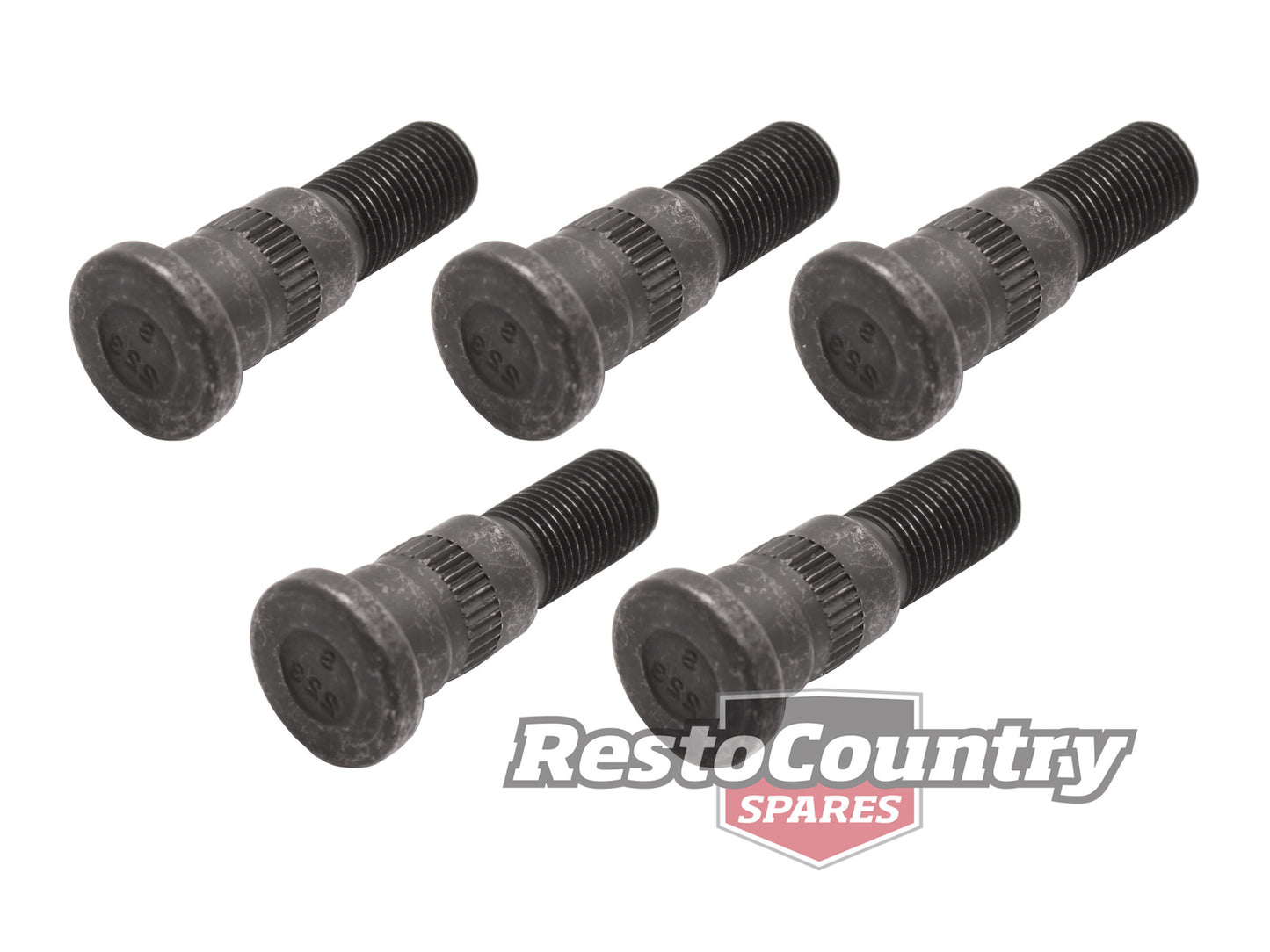 Ford Falcon Front Wheel Studs x5 XW XY Front Disc. XB XC ZG ZH Rear Disc. - WS2002