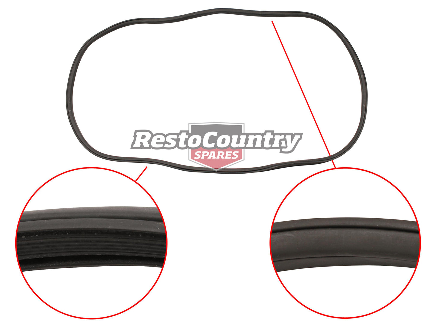 Holden Front Windscreen Seal HT HG Kingswood Sedan Only (will fit Belmont) - WSF110C