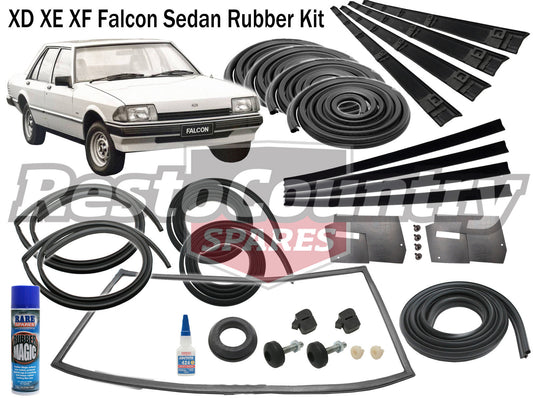 Ford Complete Body Rubber Kit XD XE XF SEDAN - XD3